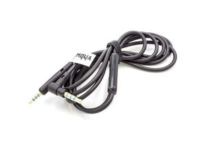 4062692016116 - Vhbw - Audio aux Kabel kompatibel mit Bose QuietComfort QC-25 QC25 Kopfhörer - Audiokabel 35 mm Klinkenstecker Mikrofon Rufannahme-Taste Schwarz