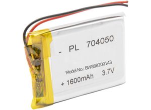 4062692022469 - Akku Ersatz für Fatboy PN704050 für Tischlampe Nachttischlampe (1600mAh 37V Li-Polymer) - Vhbw