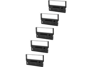 4062692045369 - vhbw 5x Farbband Schriftband kompatibel mit Casio CE 4000 CE 4050 4050 Nadeldrucker Bondrucker - Schwarz