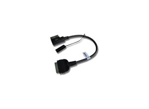 4062692225068 - Vhbw - aux Line In Adapter Kabel kfz Radio kompatibel mit Skoda Fabia Octavia Roomster Superb Yeti mdi