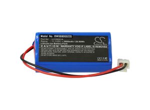 4062692234855 - Akku kompatibel mit Zondan Apollo N3 Medizintechnik (2600mAh 111V Li-Ion) - Vhbw