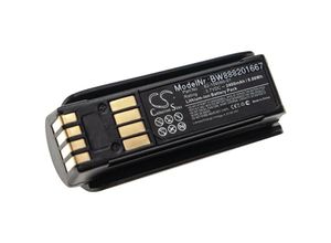 4062692361889 - vhbw Akku Ersatz für KT-BTYMT-01R 82-108066-01 82-108066-1 für Barcodescanner POS (2400mAh 37V Li-Ion)