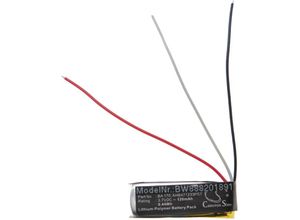 4062692363128 - Akku Ersatz für Sennheiser AHB471233PST ba 170 für wireless Headset Kopfhörer (120mAh 37V Li-Polymer) - Vhbw