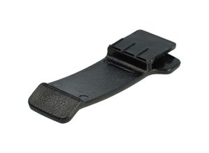 4062692370423 - Gürtelclip kompatibel mit Icom IC-F3GT IC-F3GSN 100 ch IC-F3GTN 100 ch Funkgerät - Kunststoff Schwarz - Vhbw