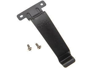 4062692370607 - Gürtelclip kompatibel mit Kenwood TK-3207 TK-3200LP TK-3207G TK3217 Funkgerät - Metall Schwarz - Vhbw