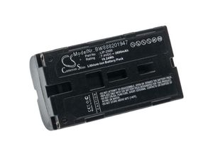 4062692377507 - vhbw Akku Ersatz für Epson NP-500 NP-500H für Drucker Kopierer Scanner Etiketten-Drucker (2600mAh 74V Li-Ion)