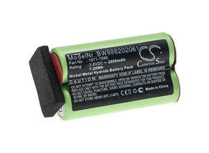 4062692380583 - vhbw 1x Akku Ersatz für Moser 1871-7590 für Haarschneidemaschine (2000 mAh 36 V NiMH)