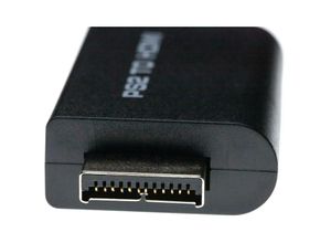 4062692551310 - Hdmi Adapter kompatibel mit Sony PlayStation 2 Spielekonsole auf hdmi Monitor   hdtv Konverter + 35mm Audiobuchse inkl usb Kabel - schwarz - Vhbw