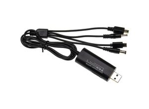 4062692566154 - Universal Multi usb Kabel für diverse Geräte zB Telefone Handys Smartphones - 4-in-1 Adapterkabel 120 cm Schwarz - Vhbw