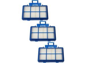 4062692588415 - Vhbw - Filterset 3x Staubsaugerfilter kompatibel mit Philips PowerGo FC8253 09 Staubsauger - hepa Filter Allergiefilter