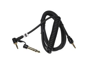 4062692594249 - Audio aux Kabel kompatibel mit Monster Beats by Dr Dre Beats Pill xl Kopfhörer - Audiokabel 35 mm Klinkenstecker auf 63 mm 150 cm Schwarz - Vhbw