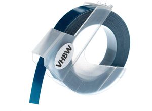 4062692603927 - vhbw 3D Prägeband-Schriftband Kassette kompatibel mit Dymo 1535 1540 1550 1570 1575 1745 1755 1765 Etiketten-Drucker 9mm weiß auf dunkelblau