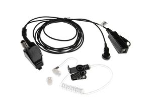 4062692605143 - Headset mit Push-to-Talk Mikrofon kompatibel mit Kenwood TK-190 TK-2140 TK-2140E TK-2180 TK-2180E TK-2180E mpt TK-280 Funkgerät - Vhbw