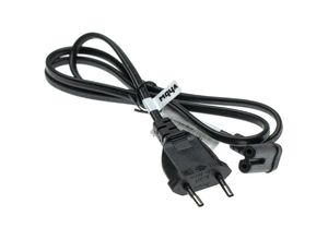 4062692611823 - Netzkabel Schutzkontaktstecker für Kaltgeräte zB pc Monitor Computer Drucker - C7 Buchse 1 m 90° Gewinkelt - Vhbw