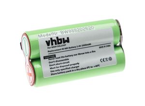 4062692616736 - vhbw Akku kompatibel mit Panasonic ER150 ER151 ER152 ER153 ER154 ER155 Rasierer Haarschneider (2500mAh 24V NiMH)