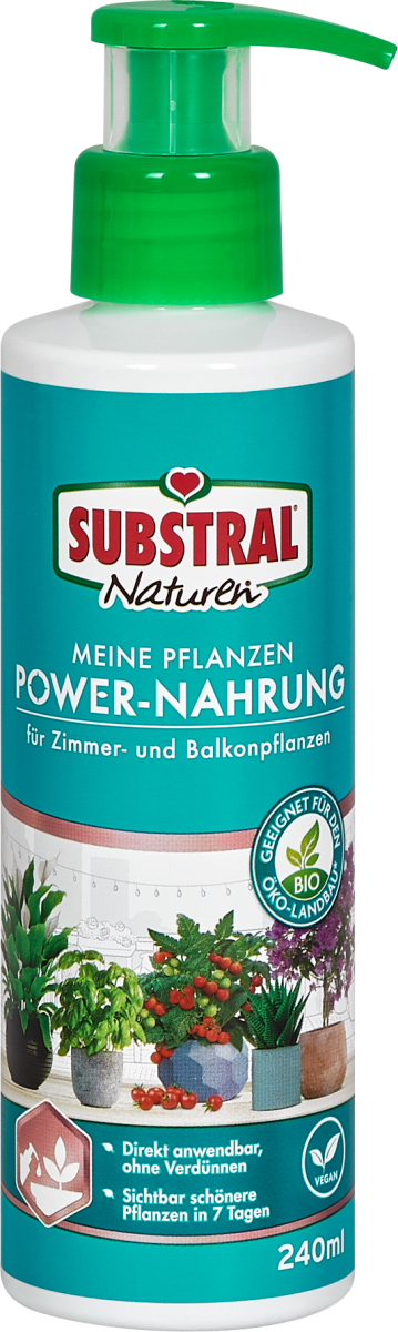 4062700873755 - SUBSTRAL® Naturen® My Plants Power Nutrition für Zimmer- und Balkonpflanzen 240 ml