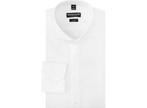 4062701053361 - MANGUUN collection Businesshemd uni Kent-Kragen für Herren weiß 41