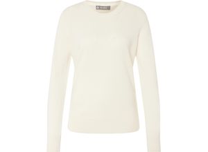 4062703066048 - GALERIA Seide-Cashmere Pullover Madrid Rundhals-Ausschnitt für Damen weiß 44