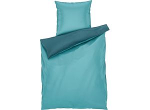 4062704131882 - GALERIA home Satin-Wendebettwäsche türkis