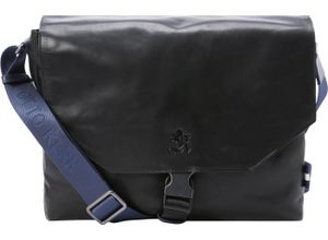 4062704240058 - OTTO KERN Schultertasche Leder Laptopfach für Herren schwarz