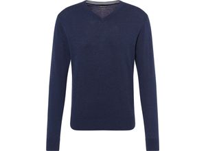 4062704300073 - GALERIA essentials Pullover V-Ausschnitt Baumwolle für Herren blau XXL