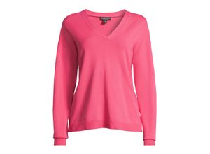 4062704976315 - MANGUUN collection Pullover V-Ausschnitt für Damen pink S