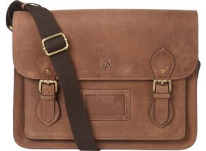 4062741157920 - DUNMORE Umhängetasche Leder Magnetverschluss für Herren braun