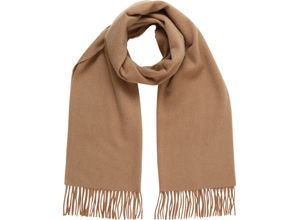 4062741161002 - adagio Schurwolle-Cashmere-Schal Fransen für Damen braun OneSize