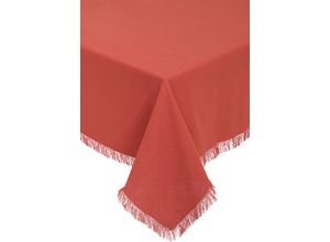 4062741265113 - GALERIA home Tischläufer Fransen orange