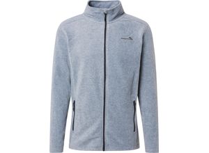 4062741270834 - moorhead Fleece-Jacke Jan03 Stehkragen Reißverschlusstaschen für Herren grau 52