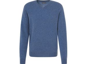 4062741384142 - GALERIA Cashmere Pullover V-Ausschnitt für Herren blau L