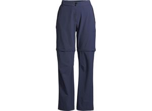 4062741409654 - moorhead Zipp-Off-Hose Fiona Straight Fit Reißverschlusstaschen für Damen blau 19