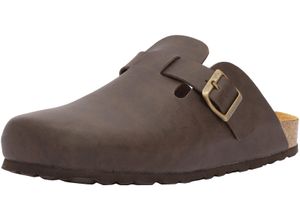 4062741532710 - DUNMORE Clogs Tieffußbett atmungsaktiv für Herren braun 41