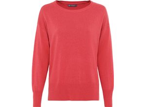 4062741536619 - GALERIA Seide-Cashmere Pullover Graz Seitenschlitze für Damen orange 36