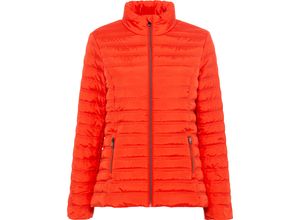 4062741574826 - adagio Steppjacke Stehkragen Reißverschlusstaschen für Damen rot 42