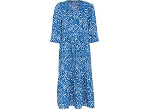 4062741596477 - GALERIA Volantkleid 3 4-lang Leinen für Damen blau 40 4062741596477 - GALERIA Volantkleid 3 4-lang Leinen für Damen blau 40