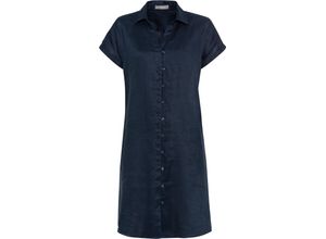 4062741597306 - GALERIA Hemdblusenkleid Ornamente Kurzarm für Damen blau 38