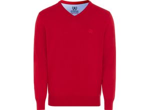 4062741647803 - DUNMORE Pullover V-Ausschnitt für Herren rot M