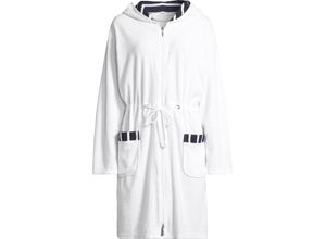 4062741707873 - DESIRéE Nura Bademantel Kapuze Tunnelzug für Damen weiß 40 42