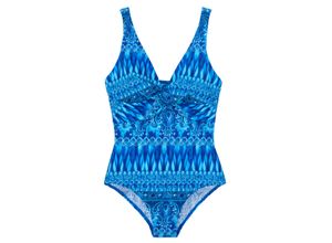 4062741714949 - DESIRéE Badeanzug Knotendetail Raffungen für Damen blau 40C