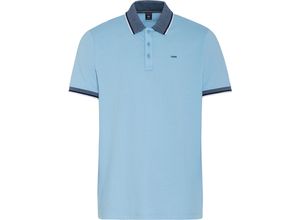 4062741752491 - DUNMORE Poloshirt Baumwolle Logo-Stickerei für Herren blau L