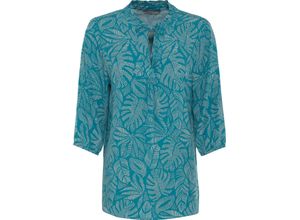 4062741781729 - adagio Shirtbluse Betty Split-Neck 3 4 Arm für Damen blau 38