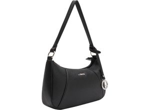 4062756109020 - LCREDI Schultertasche Reißverschluss Emblem für Damen schwarz