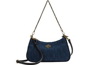 4062756109891 - LCREDI Schultertasche Jeansoptik Kettendesign für Damen blau