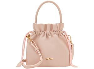 4062756114376 - LCREDI Nahla Beuteltasche Kunstleder Tunnelzug für Damen rosa