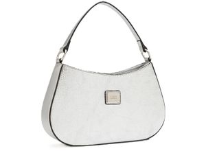 4062756115458 - LCREDI Schultertasche Glitzer Reißverschluss für Damen silber