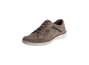 4062838341874 - Josef Seibel® Sneaker Leder Logo-Patch für Herren braun 43