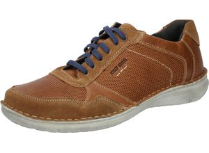 4062838456615 - Josef Seibel® Halbschuhe Leder Wechselfußbett für Herren braun 40