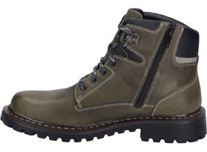 4062838512182 - Josef Seibel® Schnürstiefeletten Chance 51 Leder Wechselfußbett für Herren grün 44