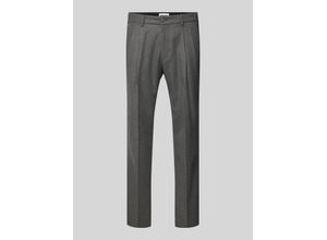 4062843659131 - Regular Fit Bundfaltenhose mit Gürtelschlaufen Modell LEEK